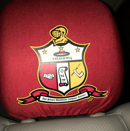 Kappa Car Seat Headrest Cover
