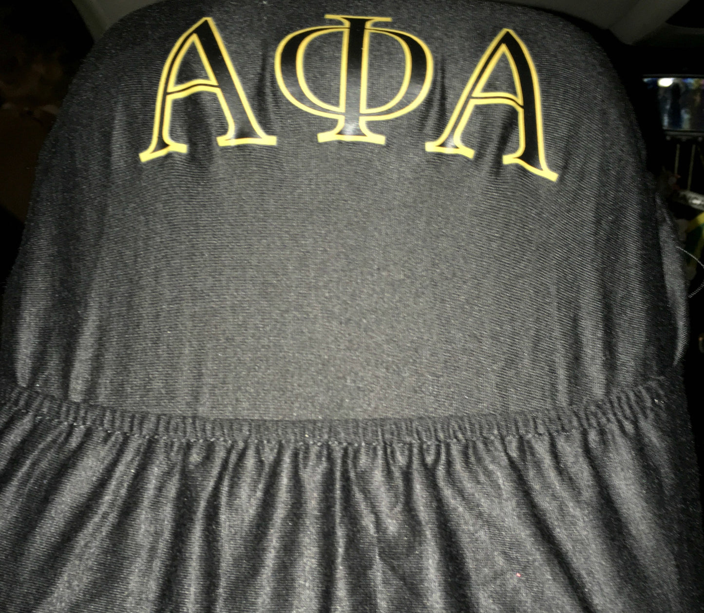 Alpha Car Seat Headrest Cover